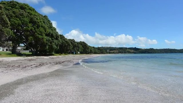  Landscape of Snells beach Matakana New Zealan