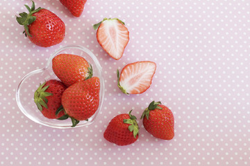 Fototapeta na wymiar Season of strawberry