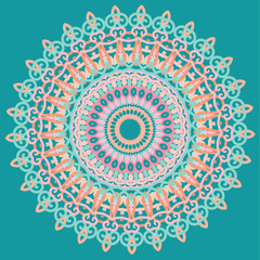 Vector round abstract circle.