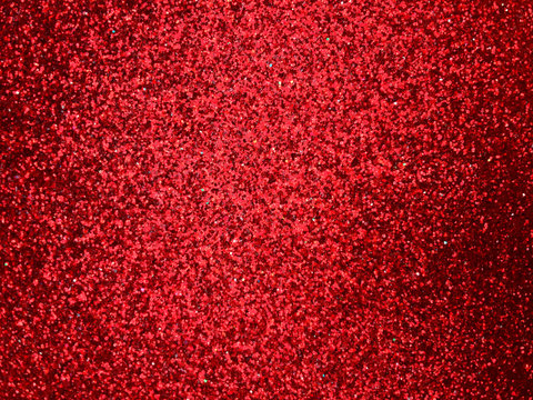 Red - glitter background