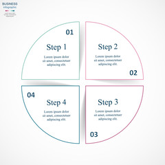 Vector infographic template