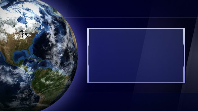 Monitor and Earth and Technology Bars Background, Loop, 4k
