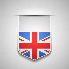 United Kingdom flag shield