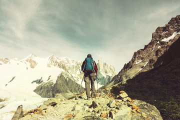 Fototapeta premium Hike in Patagonia