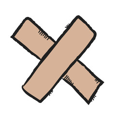 doodle first-aid plaster