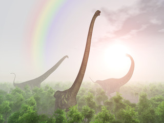 Obraz premium Dinosaurier Mamenchisaurus