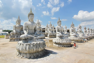 Fototapeta na wymiar Buddha statue park in Nakhon Si Thammarat, Thailand