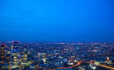 Fotobehang LONDON, UK - JANUARY 27, 2015:  London panorama at sunset © IRStone