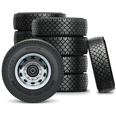 Vector Truck Tires © dashadima