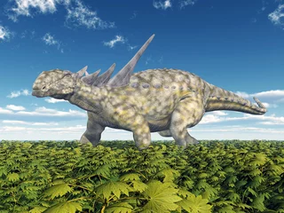 Rucksack Dinosaurier Sauropelta © Michael Rosskothen