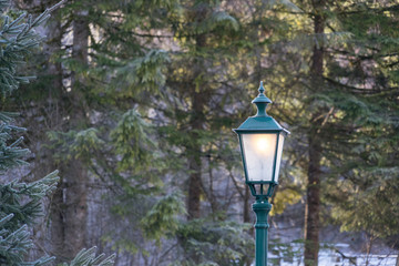Green Lantern on a freezing day 
