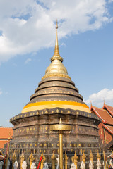 Naklejka premium Wat Phrathat Lampang Luang at Lampang