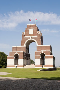 The Thiepval Memorial To The Missing From The Battle Of The Somme, During World War One, Northern France. 