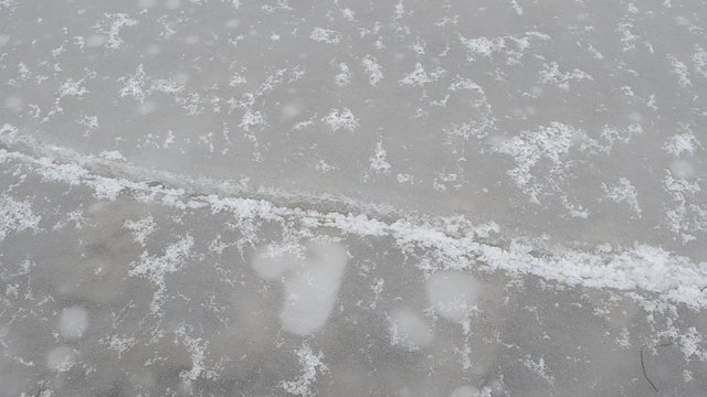 Ice at the sea.