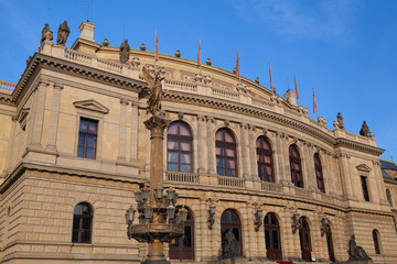 Fototapeta na wymiar Rudolfinum Concert Hall in Prague..