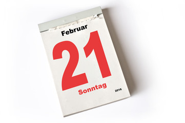 21. Februar 2016