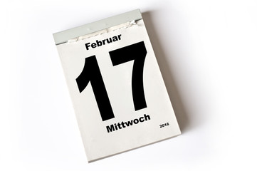 17. Februar 2016
