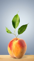 Peach.