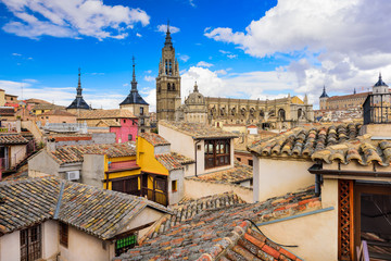 Fototapeta na wymiar Toledo, Spain Skyline