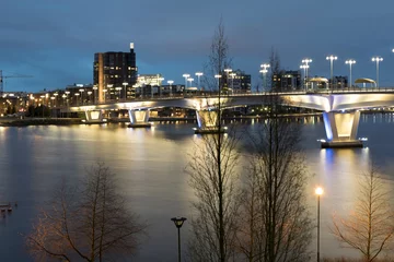 Foto op Plexiglas Jyvaskyla bridge in Finland © madlenia