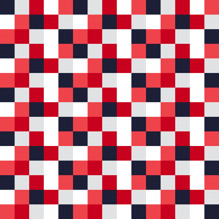 Abstract geometric vector seamless background. Illustration for web design, prints etc. Rectangles pattern in classic retro colors.