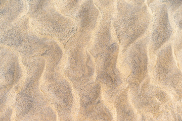 Top view of sand pattern.