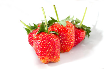 Fresh Strawberry on white background