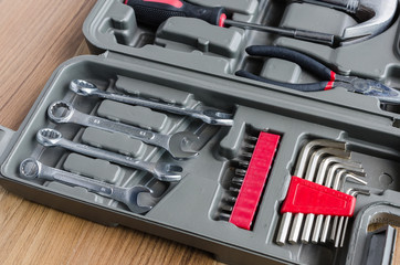 box set of metal working tools