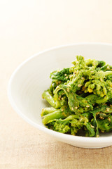 菜の花のからし和え