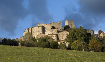 Fototapeta na wymiar The ancient village in Emilia-Romagna region of Italy