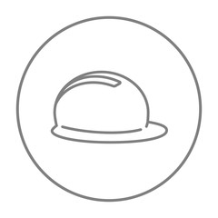 Hard hat line icon.