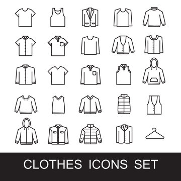 Clothes Icon  Set