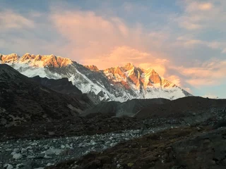 Foto auf Acrylglas Lhotse mt. Lhotse Südwand, Himalaya, Nepal