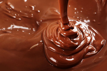 Chocolate as background