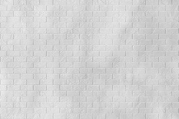 White Grunge Brick Wall Background