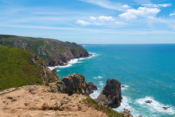 Cabo de Roca - Viewpoint at the coast of Portugal