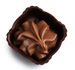Chocolate candy, isolated on white