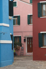 Fototapeta na wymiar colorful houses of Burano, Venice, Italy