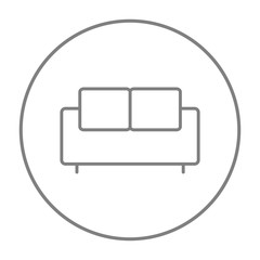 Sofa line icon.