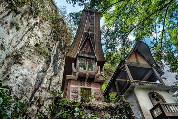 Toraja Traditional funeral tomb