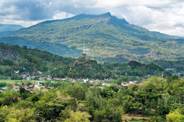 Fototapeta na wymiar View of Rantepao