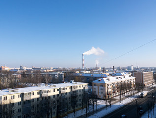 The Factory chimneys.