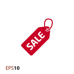 Sale tag icon for web and mobile