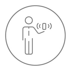 Mobility line icon.