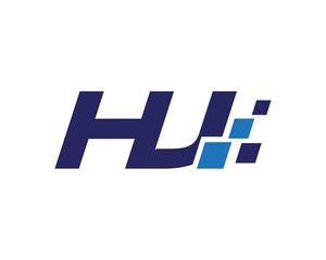 HJ digital letter logo