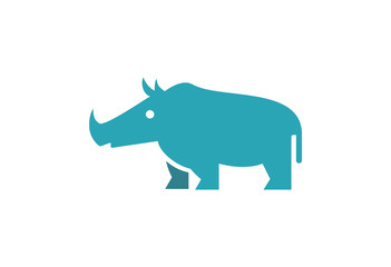 Rhino Logo Vector Illustration