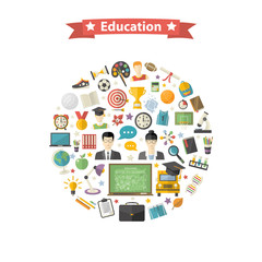Education Icons set