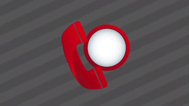 Phone icon design, Video Animation