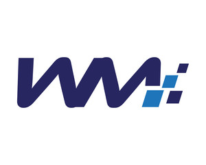 WM digital letter logo