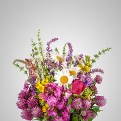 Beautiful Wild Flowers Bouquet. Wildflowers